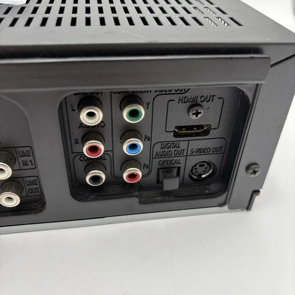 Samsung DVD VHS VCR Combo Player DVD-V9650 HDMI 1080 No Remote w/ Cables TESTED